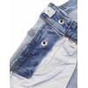 KIDSCOOL SPACE Girl Denim Overalls,Little Big Kid Washed Slim Jean