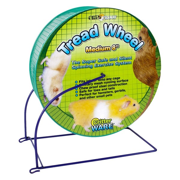 Ware Manufacturing Metal Small Pet Tread Exercise Wheel, Medium