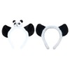 DAISHIAO Cute Plush Panda Ears Headband Headwear Fluffy Headband Cute