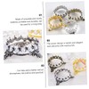 Baluue 2pcs Elegant Nail Art Pen Rack Creative Manicure Brush