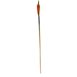 Rose City Archery Port Orford Cedar Extreme Elite Arrows 5/16-INCH DIAMETER/32 Length, 30-35-SPINE Weight, Black Crown W/Walnut Stain Shaft; W/4-INCH PARABOLIC Cut Fletch 3 Pack