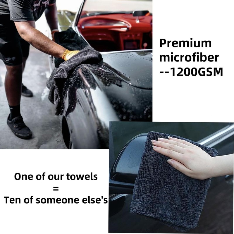 SENHOWII Microfiber Towels for Cars