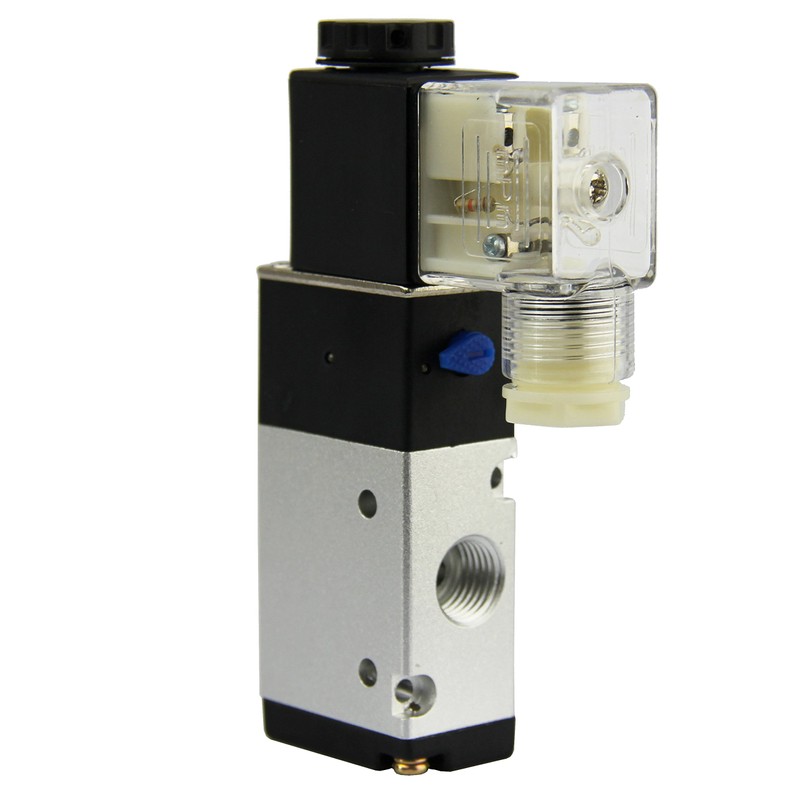 U.S. Solid 1/4inches NPT 3 Way 2 Position Pneumatic Electric