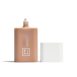 3INA MAKEUP - The Every Single Day Foundation SPF 50 614 - Mittlerer kühler Ton Foundation mit LSF 50 und 2% Niacinamid - Leichter bis mittlerer Deckkraft - Vegan - Cruelty Free