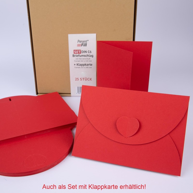 PresentFill® Folding Cards Blank in Slate Grey - 25 Folding