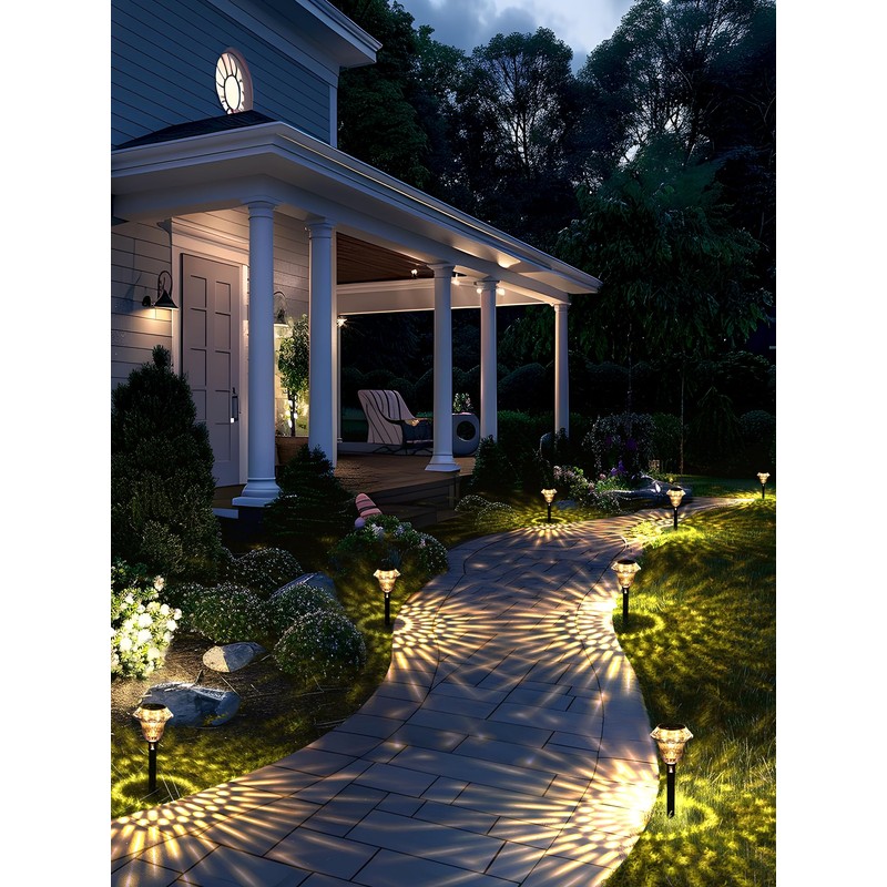 SOLPEX Solar Pathway Lights Garden Decor for Yard, Garden Lights