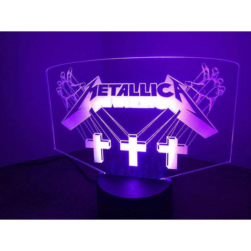 Metallica Master Of Puppets Led Sign Display Man Cave Rgb