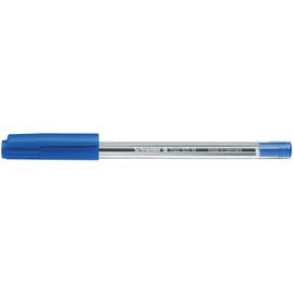 Schneider Tops 505 Ballpoint Pen with Clip Cap and Stainless Steel M Tip Blue Pack of 50