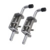 Pack of 2 Heavy Duty Stainless Steel Spring Loaded Cylinder