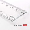 Set of 6 rulers, ruler, 15 cm rulers, coloured primary