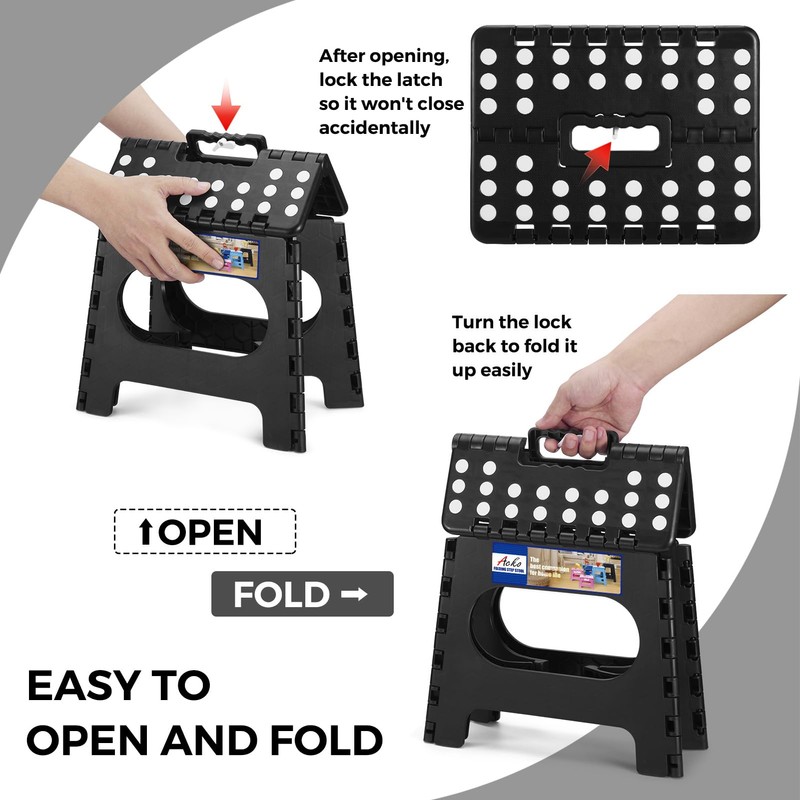 ACKO Folding Step Stool Foldable Step Stools for Kids, 11