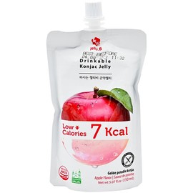 Jelly.B Low Calories Konjac Jelly Drink Apple Flavor Dessert Snack - Size: 1 pack