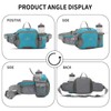 Peicees Fanny Pack with Water Bottle Holder for Men Hiking