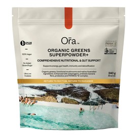 Ora Organic Greens Superpowder+, 7 x 8g Sachets
