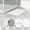 WICOLO Stone Bath Mat, Diatomaceous Earth Shower Mat Non Slip