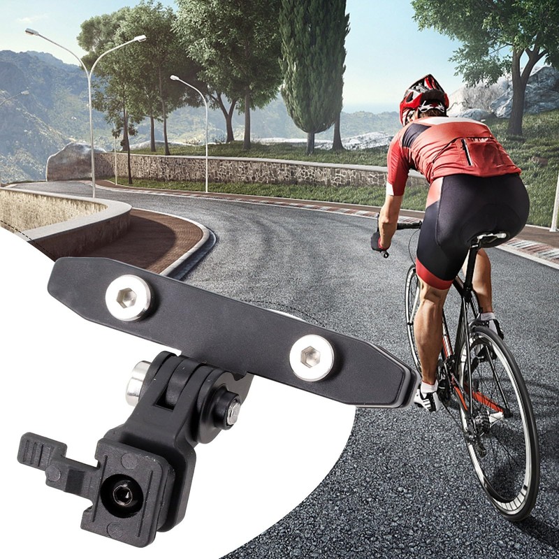 Bike Saddle Light Mount, Aluminum alloy + ABS Tail light