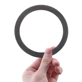 KONE Strainer Gasket Seal Ring, 2 Pack Foam Gray Washer Fits for 3-1/2 Inch Kitchen Sink Drain No Need Plumber Putty