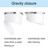 uxcell 2 Pcs PVC Sewer Backflow Preventer, Anti-Odor Core for