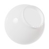 KastLite 8" White Acrylic Lamp Post Globe | Smooth Textured
