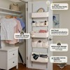 6-Tier Over-the-Door Hanging Organizer for Everyday Storage – Space-Saving Fabric