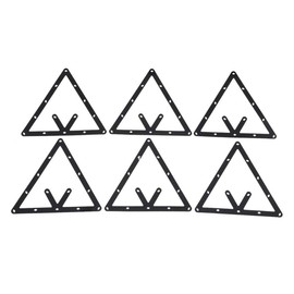 Laroal 6 Pcs Billiard Triangle Set Magic Rack Pro Perfect for 8-Ball 9-Ball and 10-Ball Precise and Durable Billiard Rack for Home and Professionals