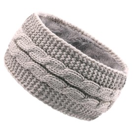 Healeved Thick Knitted Headband for Women Warm Crochet Ear Warmer Soft Stretchy Hair Accessory for Sports Stylish Wide Design for Daily Wear for