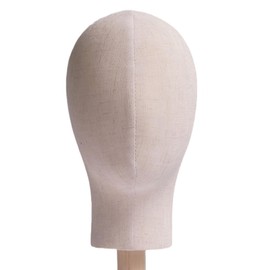 Generic Kids Wig Stand Kids Mannequin Head Portable with Wood Stand Cowboy Hat Rack Hat Holder for Barbershop Shopping Mall Household