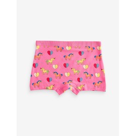 NEXT 5 Pack Shorts, Pink/Blue, 3 - 4 years