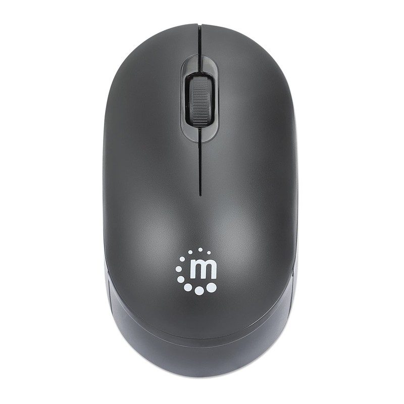 Manhattan 190145 Optische Maus USB Wireless Performance III Schwarz