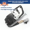 Door Lock Latch Actuator Assembly Front Right Side Compatible with