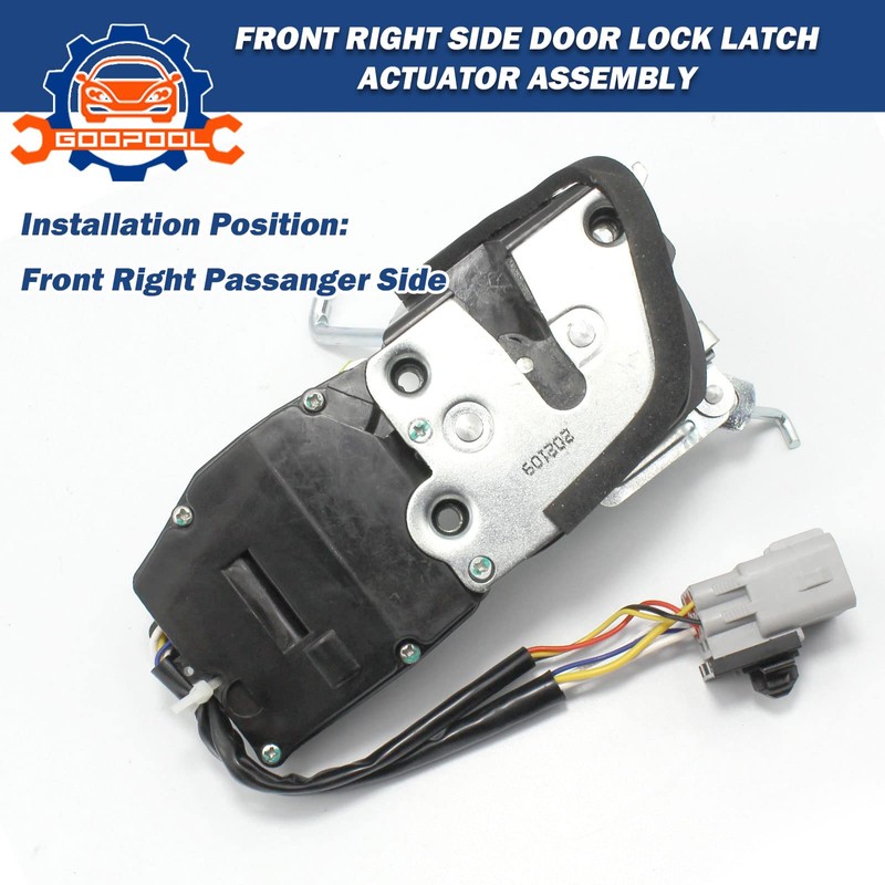 Door Lock Latch Actuator Assembly Front Right Side Compatible with