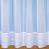 John Aird Sarah - Plain White Net Curtain With 7"