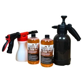 Rugged Restore Mud Blaster Foaming Car Wash Soap ((2) 32oz Bottles + Hose Foam Cannon + Sprayer)