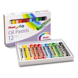 Colores Pastel Aceite Pentel Arts 12 U-phn-12