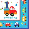 All Aboard 1st Birthday Boy Beverage Napkins (36pkg)