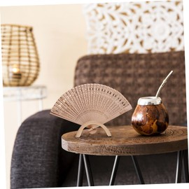 Alasum Round Fan Stand Handheld Fans Vintage Home Decor Chinoiserie Decor Hand Fan Holder Folding Fan Stand Chinese Fan Holder Storage Holder Bamboo Rack Fan Display Rack Bamboo