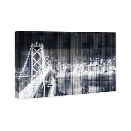 Cities and Skylines Wall Art Canvas Prints 'City Lights Never Sleep'