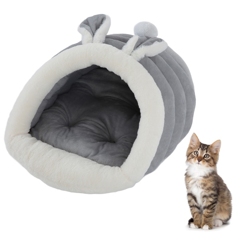 Rabbit Ears Cat and Dog Kennel Machine Washable Semi Enclosed