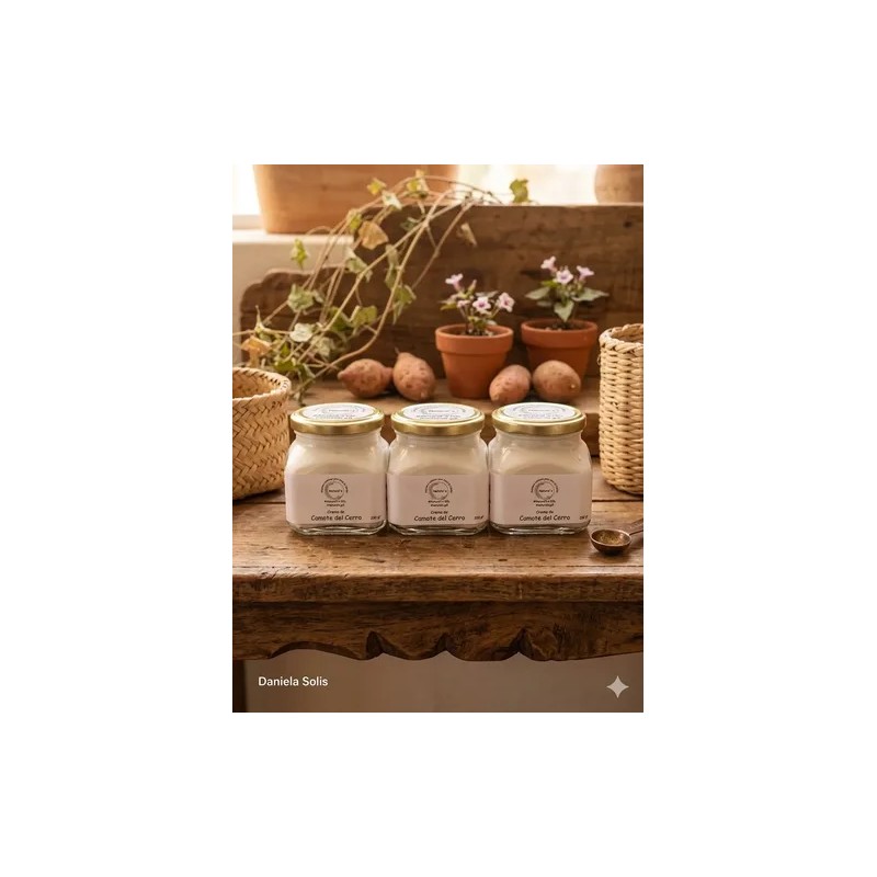 Pack Crema De Camote Del Cerro Natural's Gdl 3 Frascos