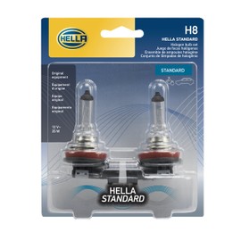HELLA H8TB Standard Halogen Bulbs, 12 V, 35W