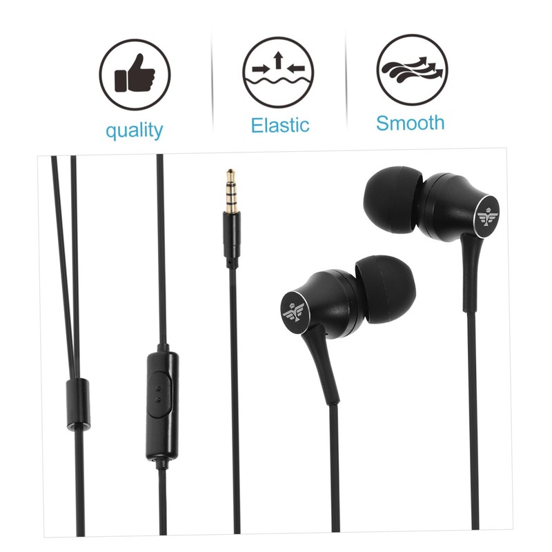 Operitacx Wired In-Ear Headphones with Jack Plug Ergonomic Design for