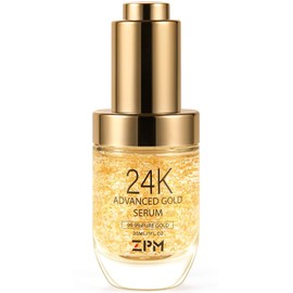 24K Gold Anti Ageing Face Serum Moisturiser Enriched with Vitamin C Serum, Hyaluronic Acid, Vitamin E Cream for Day and Night Wrinkle Reduction, Facial Brightening and Re-activate Skin Youth (30ml)
