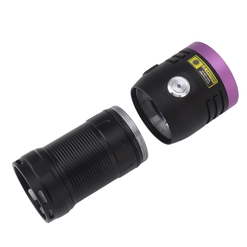 80W Black Light UV Flashlight Rechargeable 365NM LED UV Flashlight