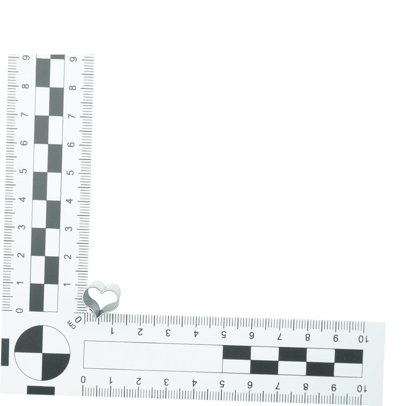 5 Stück Ausstecher Gebogen glatt Herz Ausstecher Edelstahl Ausstecher