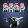 Gebildet Toggle Switch 10A/12VDC, 6A/24VDC, ON/OFF Rocker Switch, SPST 2-pin