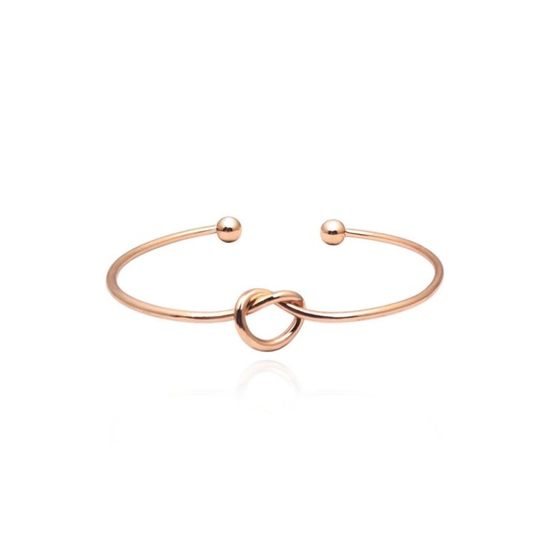 Jude Jewelers Stainless Steel Knotted Charm Bridesmaid Wedding Party Open