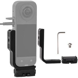 Honlyn Metal Frame Cage + Magnetic Mount for Insta360 X5 X4, Horizontal/Vertical Magnetic Adapter for Insta360 X5