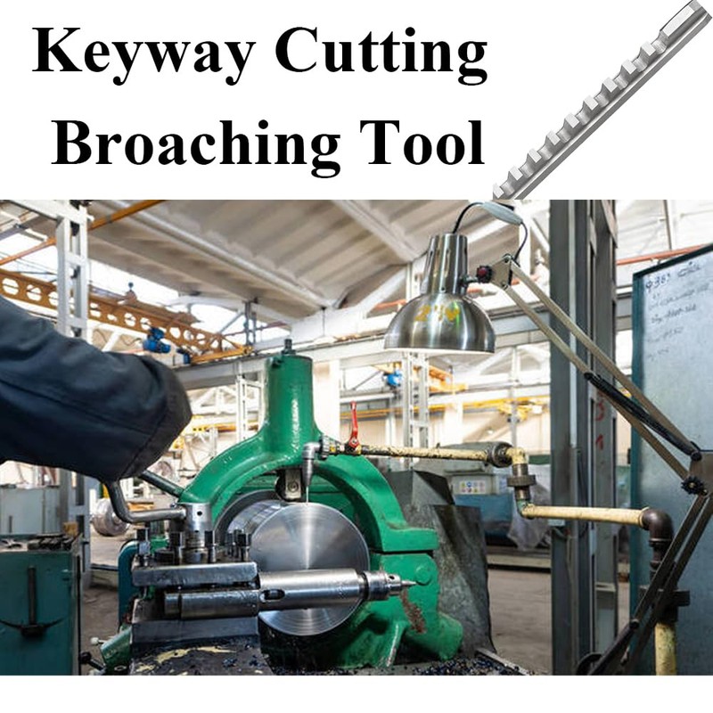 HSS Keyway Broach with Shim Hydraulic Machine Accessory Broaching Tool,