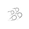 Bowden Cable Set in Black for Simson S51, S70, S53,