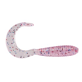Bobby Garland Crappie Baits Hyper Grub Curly-Tail Swim-Bait Crappie Fishing Lure, Accessories for Freshwater Fishing, 2", Pack of 18, Plum American, (BG2HG172-18)